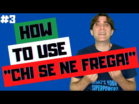 Speak Italian Like a Real Italian | #3 | The Meaning Of "E CHI SE NE FREGA?!" (Subs)