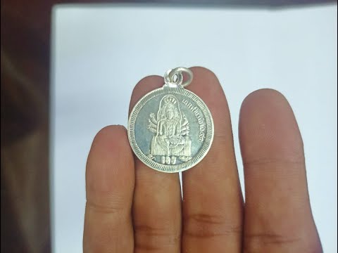 Mariamman Maariamman Silver Pendant | Velli Malar Kannathal | Kottai Mariamman Tamil