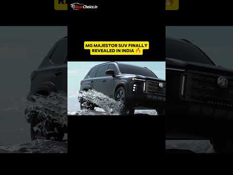 MG Majestor SUV Revealed ? Can It Beat Fortuner