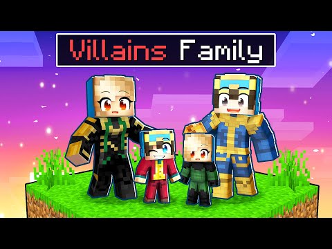 Shocking: NICO's Villain Family in Minecraft!