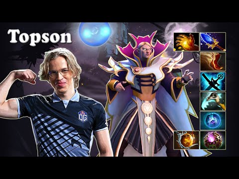 Topson - Invoker Midlane | Dota 2 7.30d Gameplay
