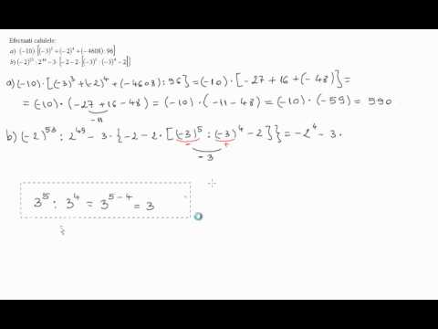 Operations with integers - solved exercises (2)