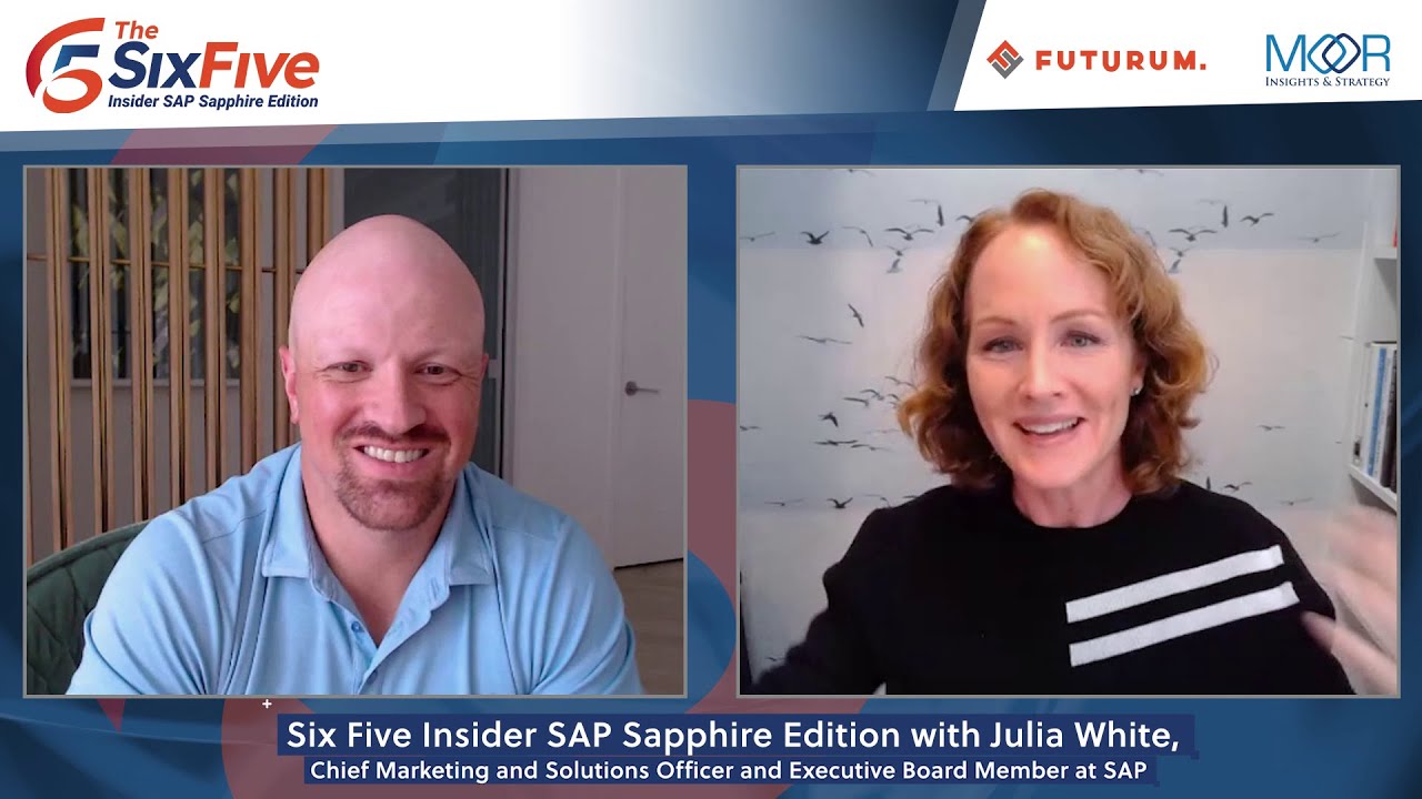 Six Five Insider SAP Sapphire Edition with Julia White ... - YouTube