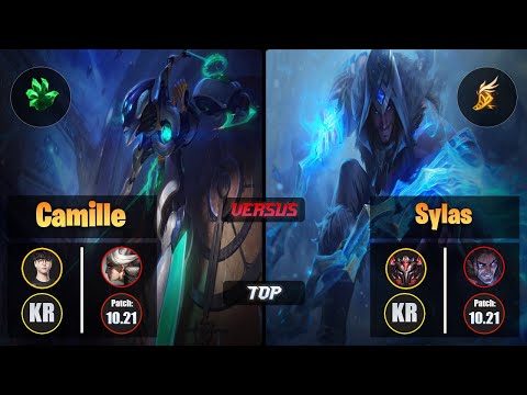 Roach CAMILLE (Top) [Grasp of the Undying] VS SYLAS - Grandmaster KR Patch 10.21