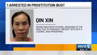Woman arrested for promoting prostitution after investigation into massage parlor