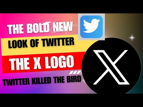 The Bold New Look Of Twitter : Exploring The X logo