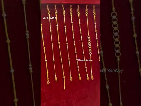 2 to 4 grams gold bracelet designs #gold #goldfashion #nailart #goldjewellery #goldstyle