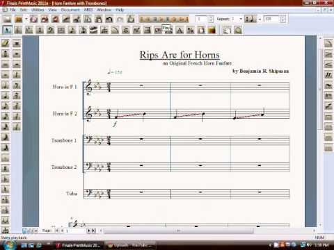 Rips Are for Horns (RAH!), a French Horn Fanfare