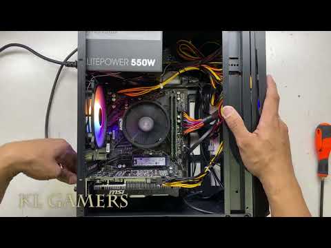 AMD Ryzen 5 5500 GIGABYTE A520M K V2 msi GTX1650 VENTUS Gaming PC Build