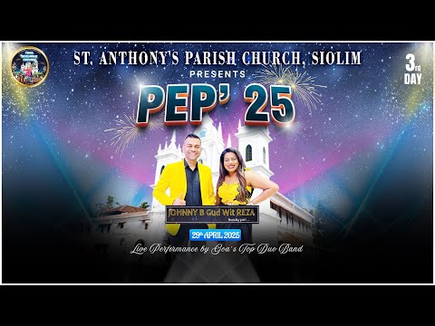 Johnny b Gud with Reza at the Parish Entertainment Programme 2025 (PEP’25)