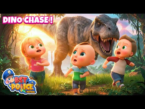 The Dino Chase | Police Stories | Dino Adventure | Billion Surprise Toys
