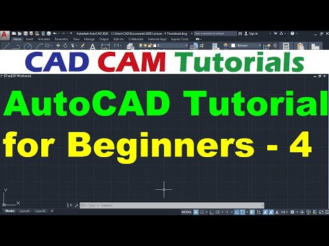 AutoCAD 2018 Tutorial for Beginners 1