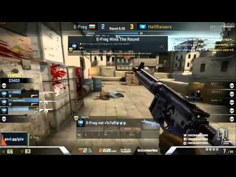 CS:GO HellRaisers vs E-Frag