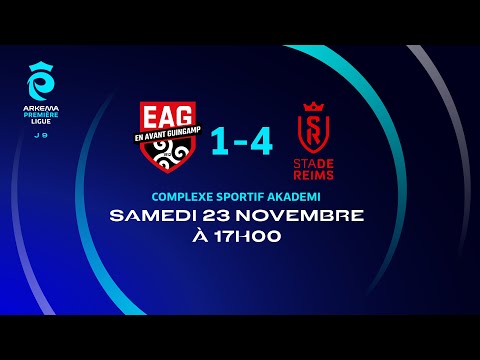J9 I En Avant Guingamp – Stade de Reims (1-4),le résumé I Première Ligue FFF 2024-2025