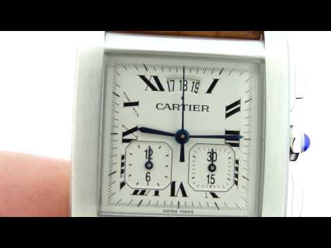 Cartier Tank Francaise Chronograph Watch