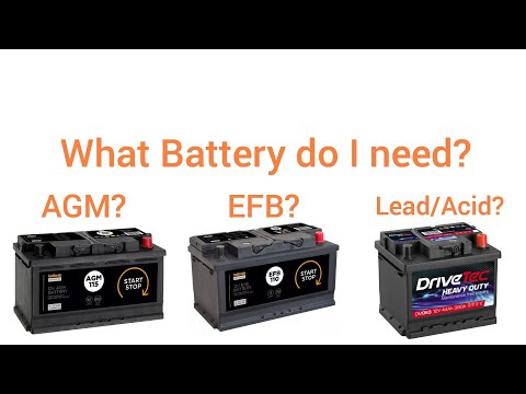 Is My Car Fitted with AGM? EFB? Stop Start? Smart Charge? or standard battery? visual difference.