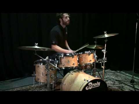 Brady Jarrah Ply Drum Kit Wandoo Burl Satin