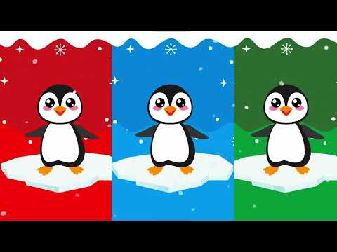 On Küçük Penguen | Eğlenceli Çocuk ve Bebek Şarkıları - 10 Küçük Penguen Şarkısı