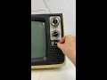 Vintage Sharp 3K 82B Retro 70s 11 TV Television Powers On Working