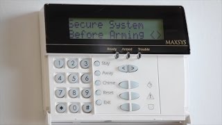 How To Check For  an Open Zone on a DSC Maxsys 4020 Commercial Intrusion Alarm Monitoring System