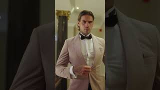 Blush Velvet Tuxedo Dinner Jacket