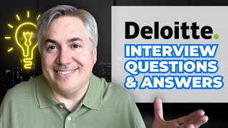 This video provides common interview questions and answers to help candidates prepare for a job interview at Deloitte.
