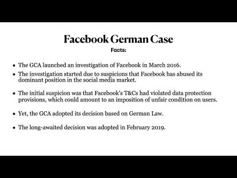 SCILP Seminar - 'Data Protection, Privacy & Competition' - Arletta Gorecka