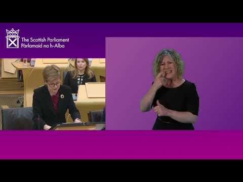 First Minister's Questions (BSL) - 16 March 2023