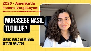 Amerika'da Federal Vergi Beyanı: Muhasebe Nasıl Tutulur? Örnekli Anlat