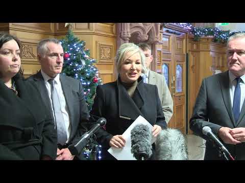 Michelle O'Neill and Sinn Féin ministerial team visit Derry