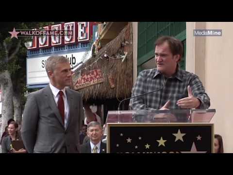 Quentin Tarantino Honors Christoph Waltz on the Hollywood Walk of Fame