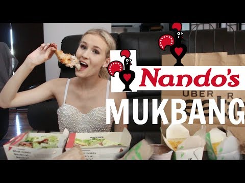 NANDOS MUKBANG! (ghost stories, trends I hate, conspiracy theories & more!)