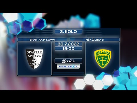2.liga 2022/2023 3.kolo: Spartak Myjava - MŠK Žilina B (zostrih)