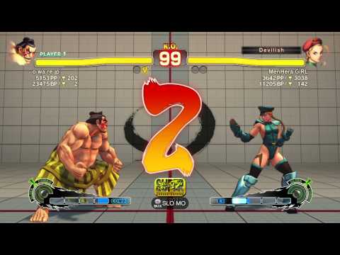 SSFIVAE~ E.Honda (o wa re jp) vs. Cammy (MenHera GiRL) HD