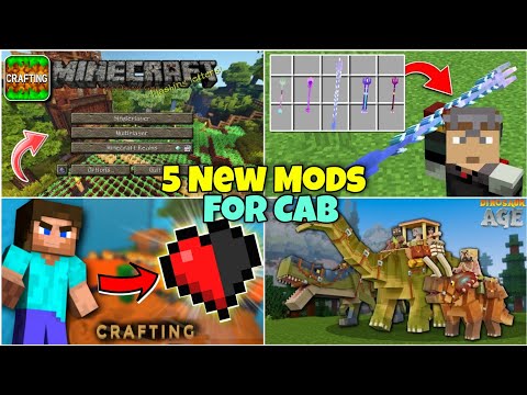 5 New Minecraft Mods For Crafting And Building | Top 5 Crazy Crafting And Building Mods
