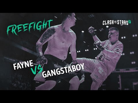 FREEFIGHT - Fayne vs. Gangstaboy Veselý #clash4 | PPV na clashofthestars.tv