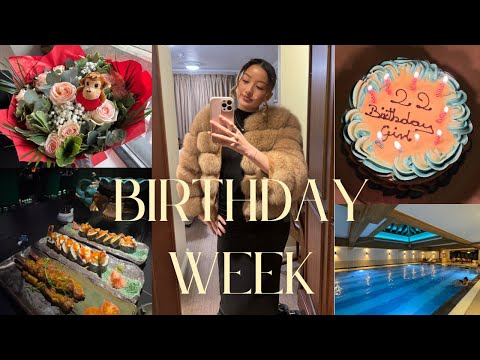 BIRTHDAY WEEK 💌 cabin getaway, spa, what i got for my birthday, pilates, dinner & shopping!