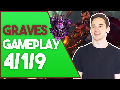 Winning The Non Fancy Way As Graves Jungle - KDA 4/1/9
