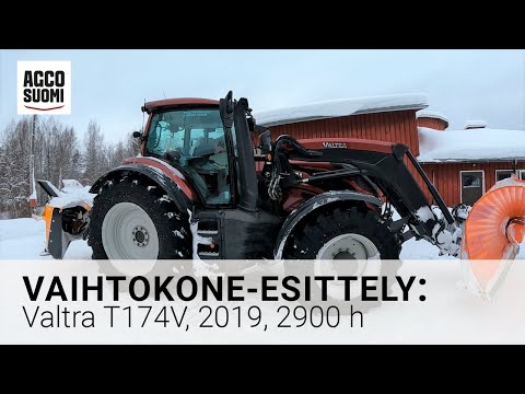 VAIHTOKONE - Valtra T174V 2019, 2900h