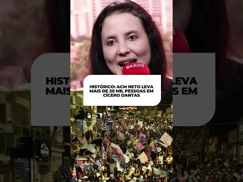 HISTÓRICO: ACM NETO LEVA MAIS DE 20 MIL PESSOAS EM CÍCERO DANTAS