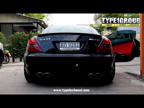 MERCEDES BENZ SLK 55 AMG (R171) 5.4 V8 X-Pipe Exhaust By Type1Exhaust_TYPE1GROUP_ RAMAII