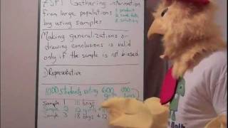 Gathering Information from Large Populations by Using Samples Example 1