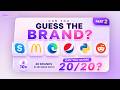 Can You Guess These 20 Famous Brands Logo Quiz Challenge Part 2