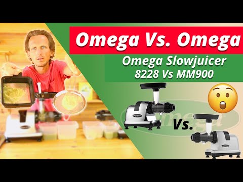 Entsafter Test Selleriesaft - Omega 8228 vs Omega MM-900