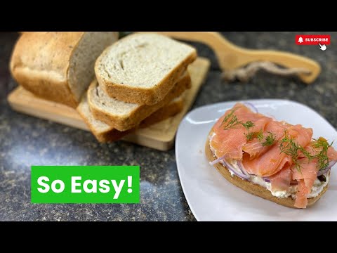 Easy everything bagel sandwich loaf | Bread for beginners