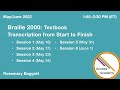 Braille 2000: Textbook Transcription from Start to Finish - Part 2