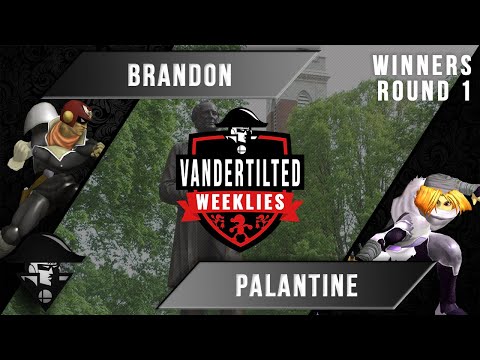 VanderTILTED #27 - Melee Singles - Brandon (Falcon) VS Palantine (Sheik) - Winners Round 1