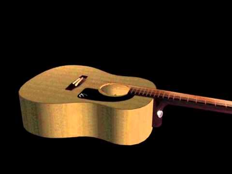3D Acoustic guitar