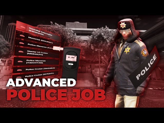 Advanced FiveM Police Job Script [ESX/QB/QBOX]
