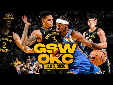 Golden State Warriors vs Oklahoma City Thunder Full Game Highlights | Jan 2, 2026 | FreeDawkins